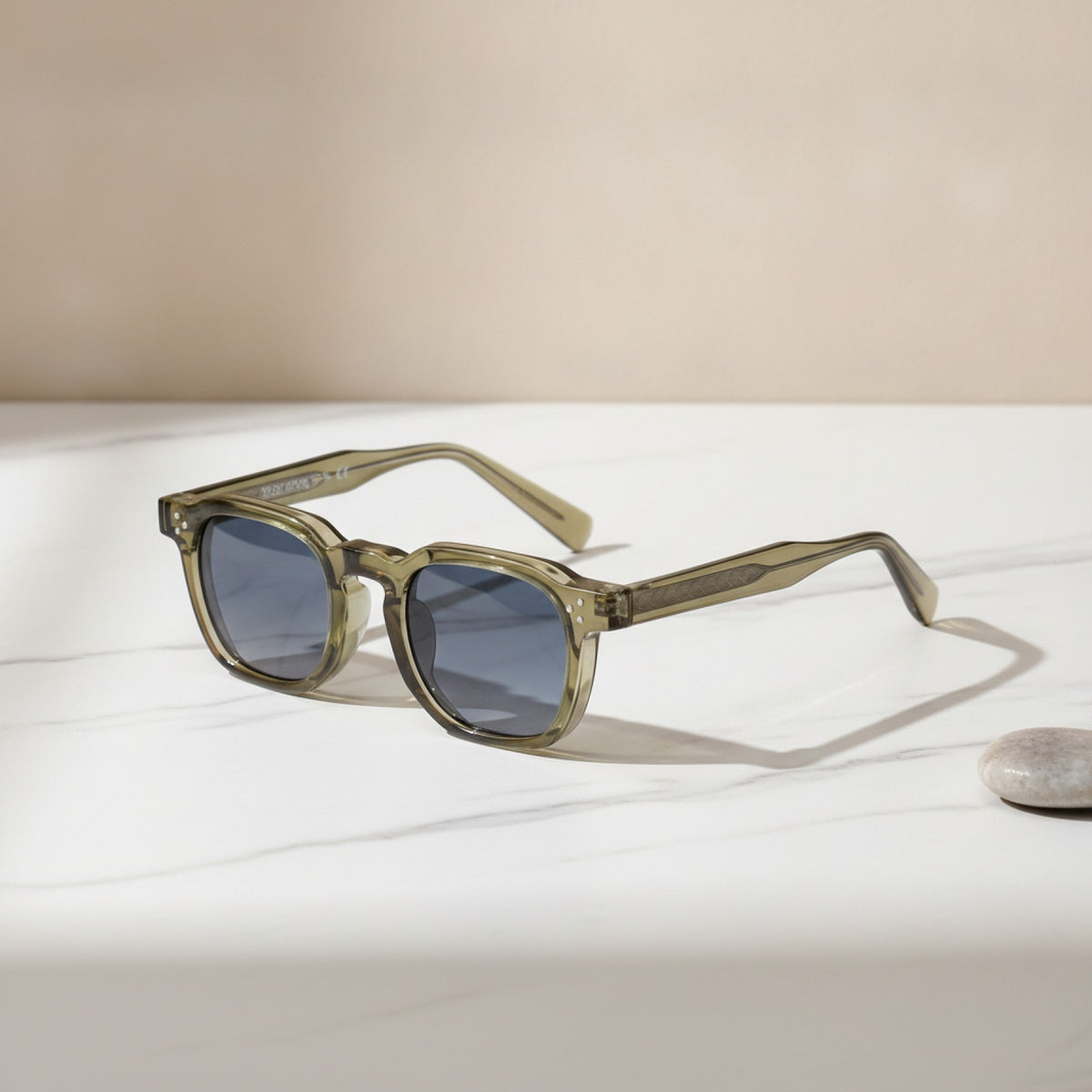 Lunettes De Soleil Carrées Rétro