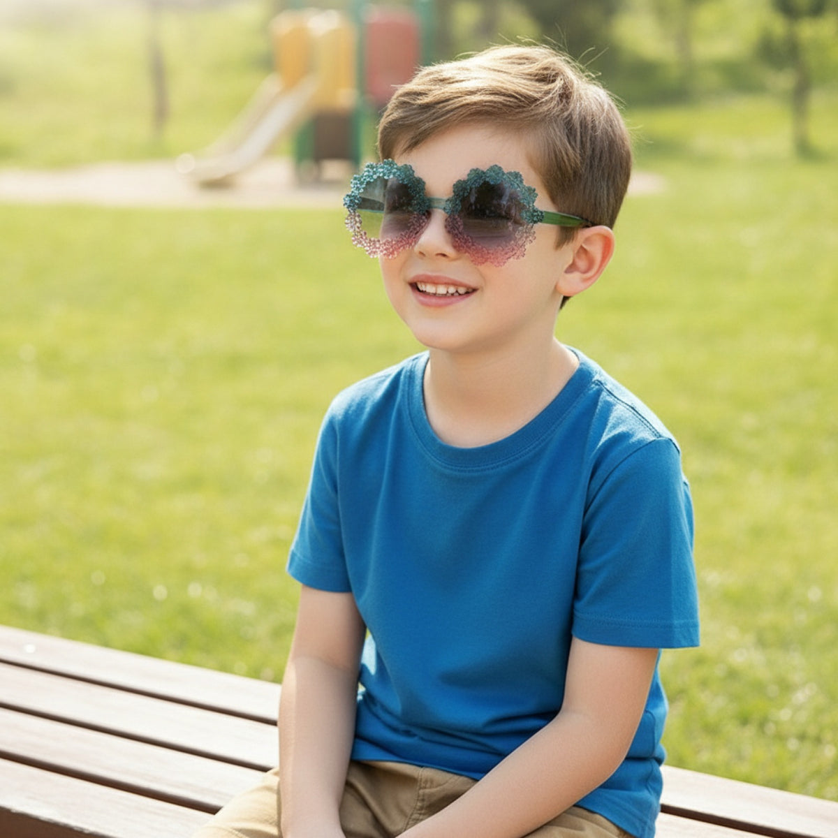Lunettes de soleil carrées pour enfants