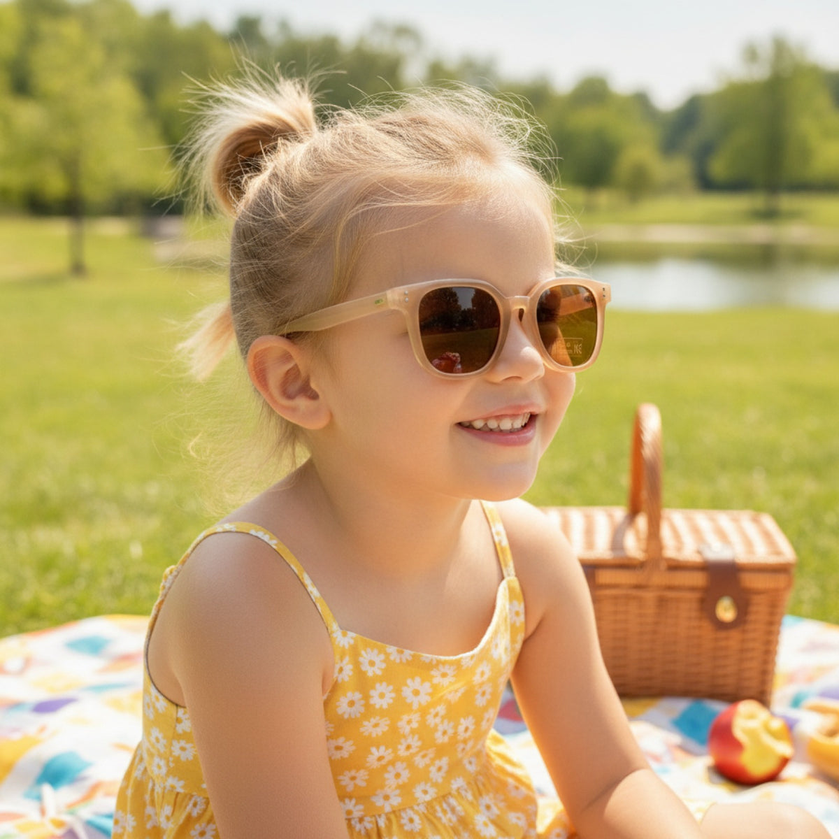 Lunettes De Soleil Enfant Carrées – Protection Solaire