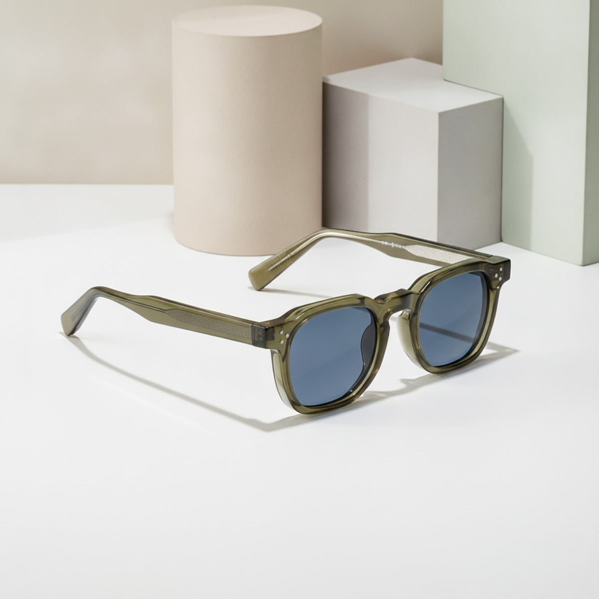 Lunettes de Soleil - Vert Et Bleu