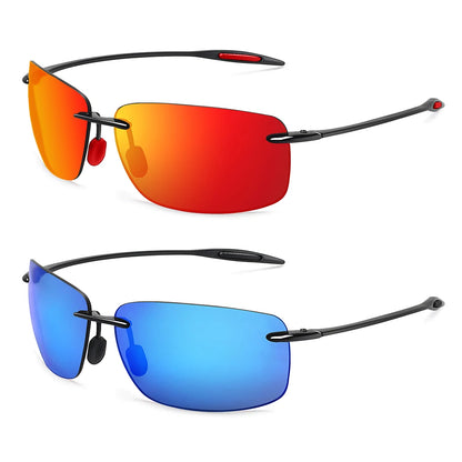 Lunette de soleil rectangulaire sport