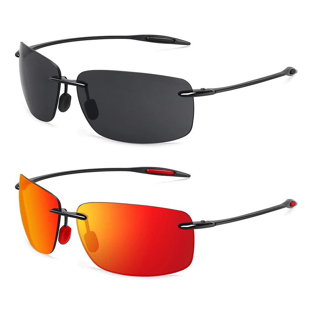 Lunette de soleil rectangulaire sport