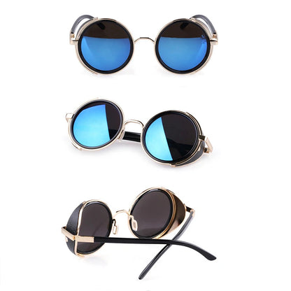 Lunette de soleil ronde métal