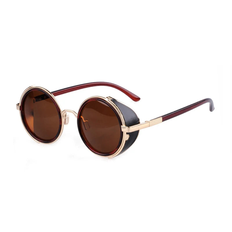 Lunette de soleil ronde métal