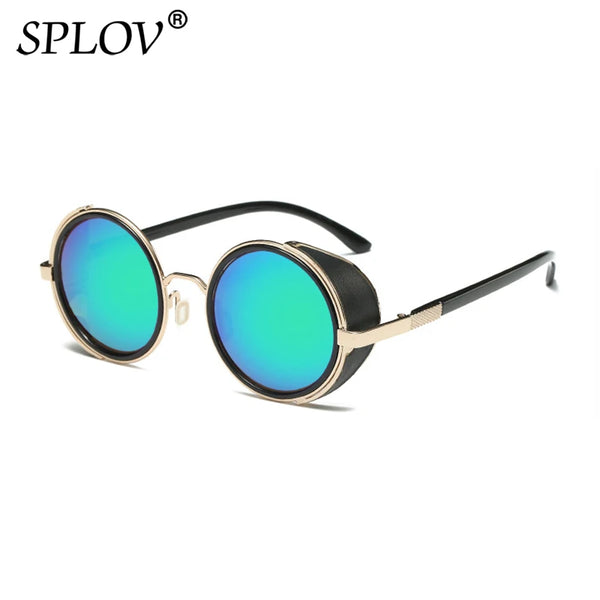 Lunette de soleil ronde métal