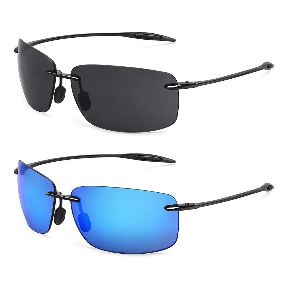 Lunette de soleil rectangulaire sport