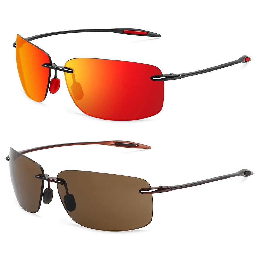 Lunette de soleil rectangulaire sport