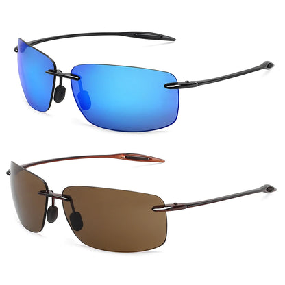 Lunette de soleil rectangulaire sport