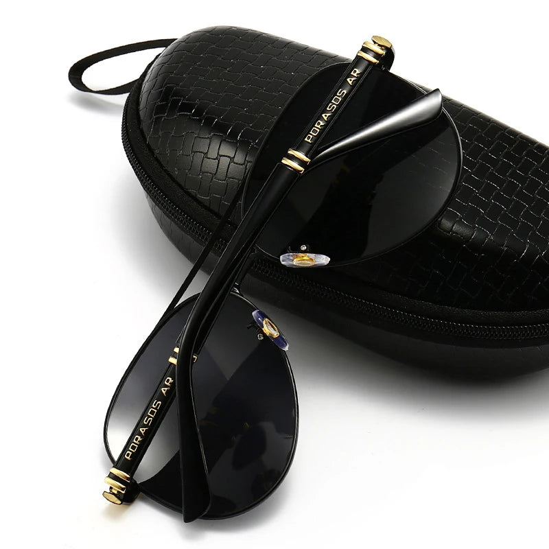 Lunette de soleil aviator en métal