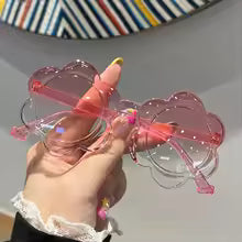 Lunettes de soleil carrées enfant UV - Rose