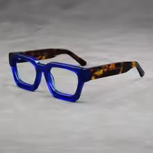 Lunettes De Lecture Carrées Surdimensionnées En Acétate Epais - Anti Lumière Bleu
