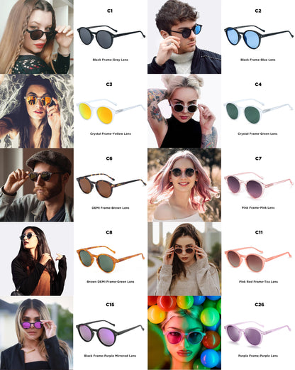 Petite lunette de soleil ronde vintage