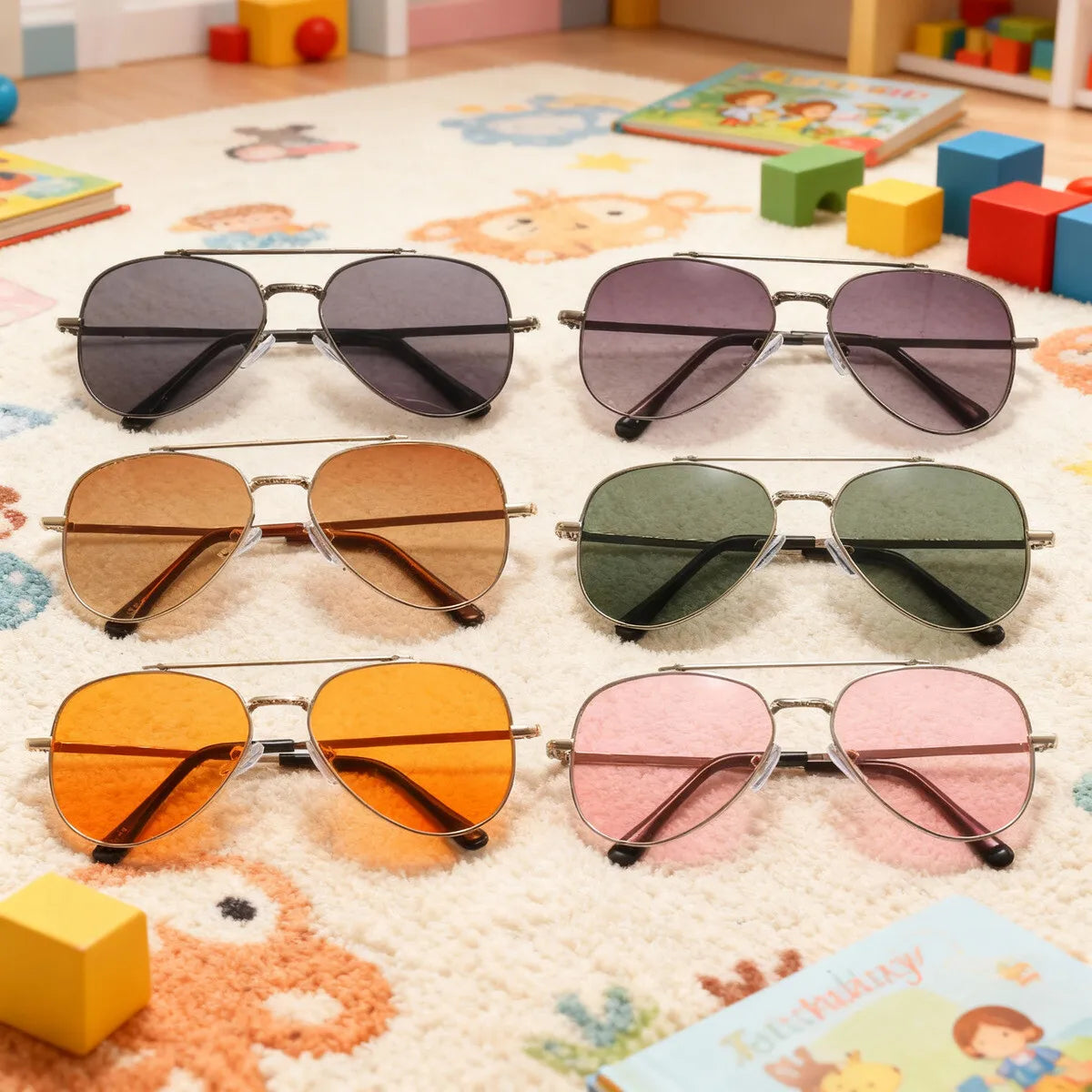Lunette de soleil verre de couleur enfant