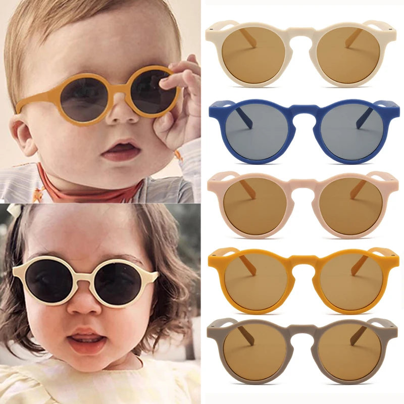 Lunettes de Soleil Rondes Vintage  Enfants et Bébés