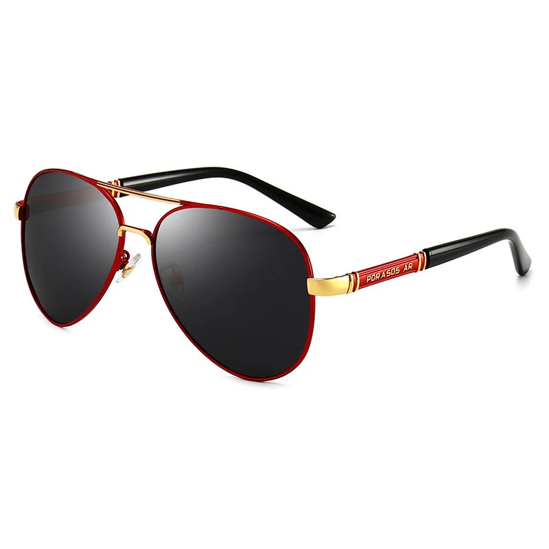 Lunette de soleil aviator en métal