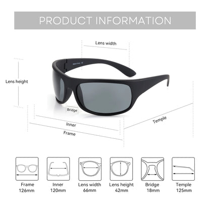 Lunette de soleil de sport flexible