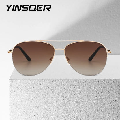 Lunettes de soleil aviateur métal fin