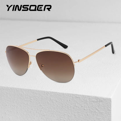 Lunettes de soleil aviateur métal fin