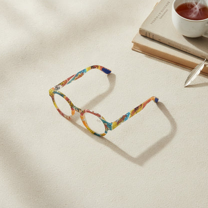 Lunettes De Lecture Vintage Homme & Femme - Cadre Rond Épais