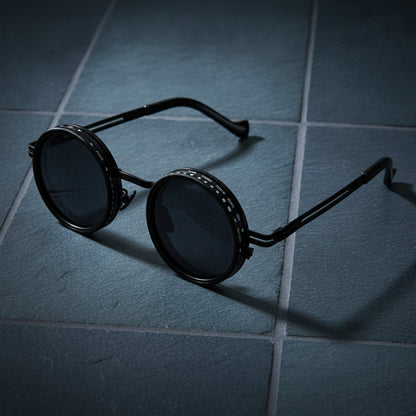 Lunettes De Soleil Polarisées Ronde - Noir