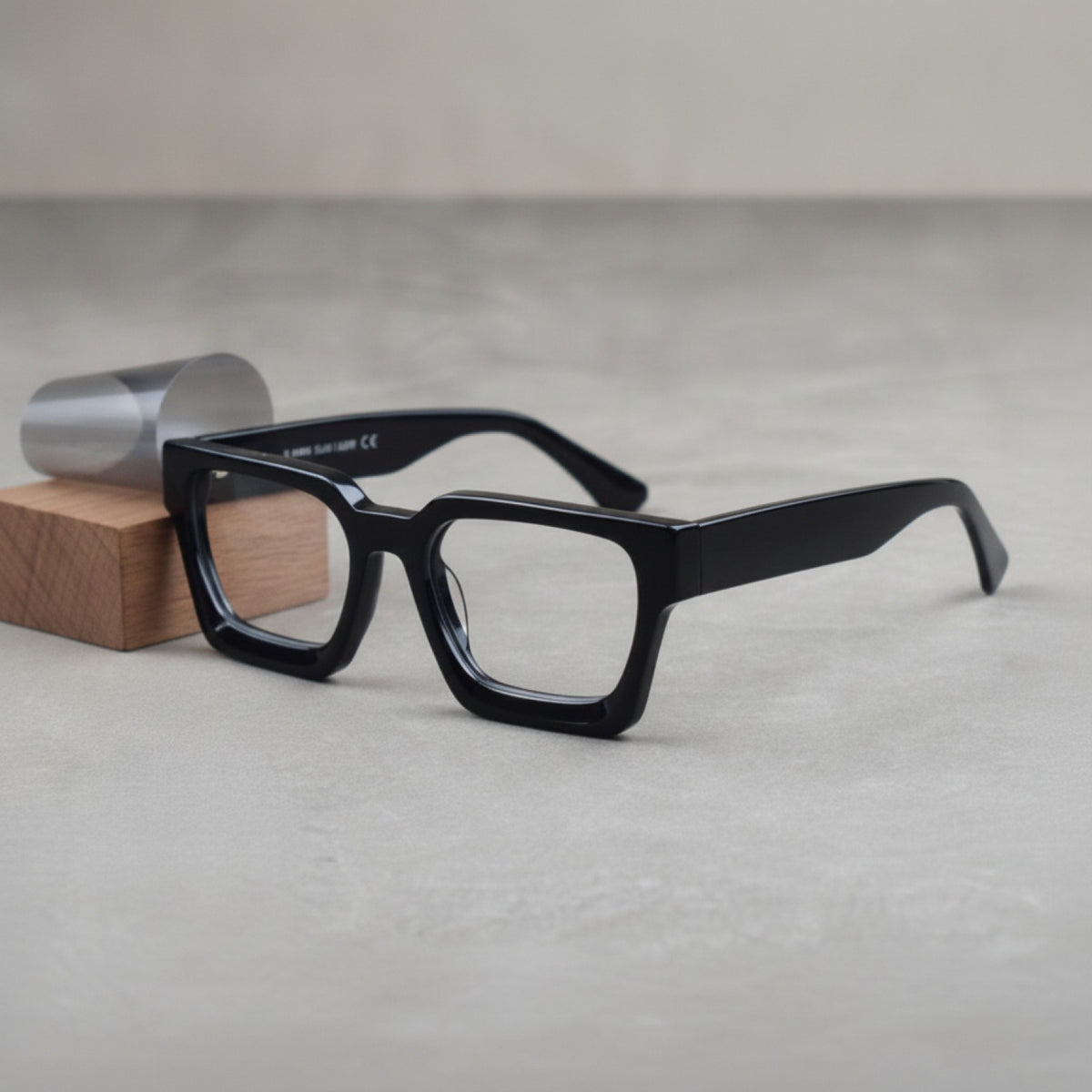 Lunettes De Lecture Carrées Surdimensionnées En Acétate Epais - Anti Lumière Bleu, Pour Hommes Et Femmes