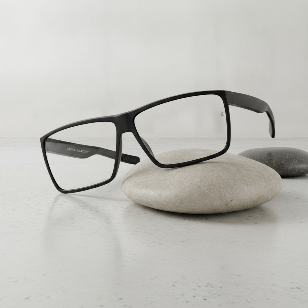 Lunettes De Soleil Sport, Hommes - Monture Ultra légère -Style Surdimensionné - Noir Transparent