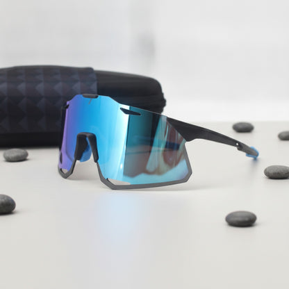 Lunettes de cyclisme- Photochromiques - Bleu Dégradé