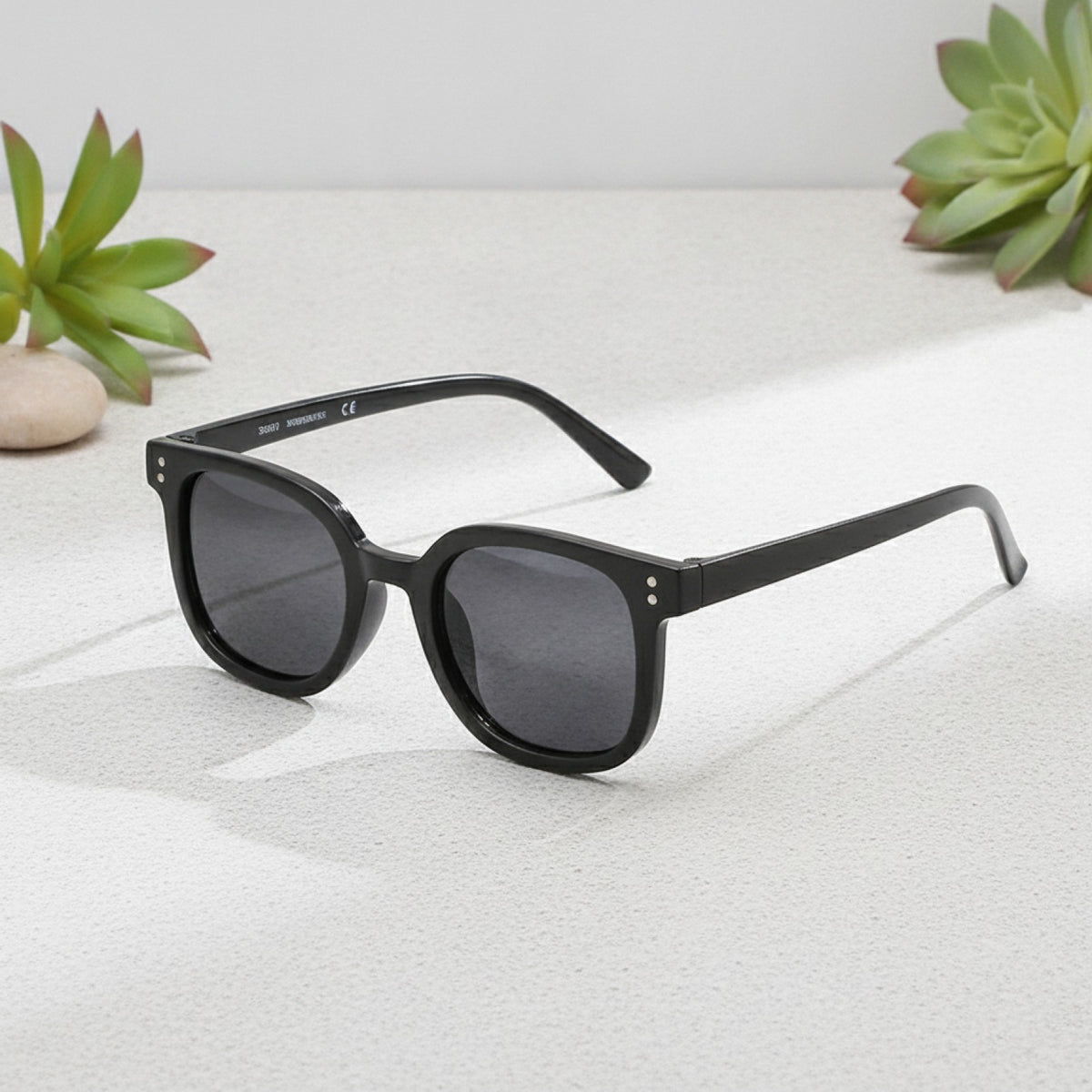 Lunettes De Soleil Enfant Carrées Protection solaire - Noir