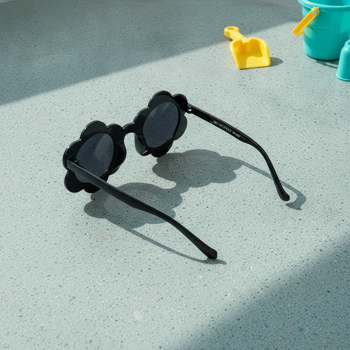 Lunettes de soleil carrées UV400 pour enfants - D-Black