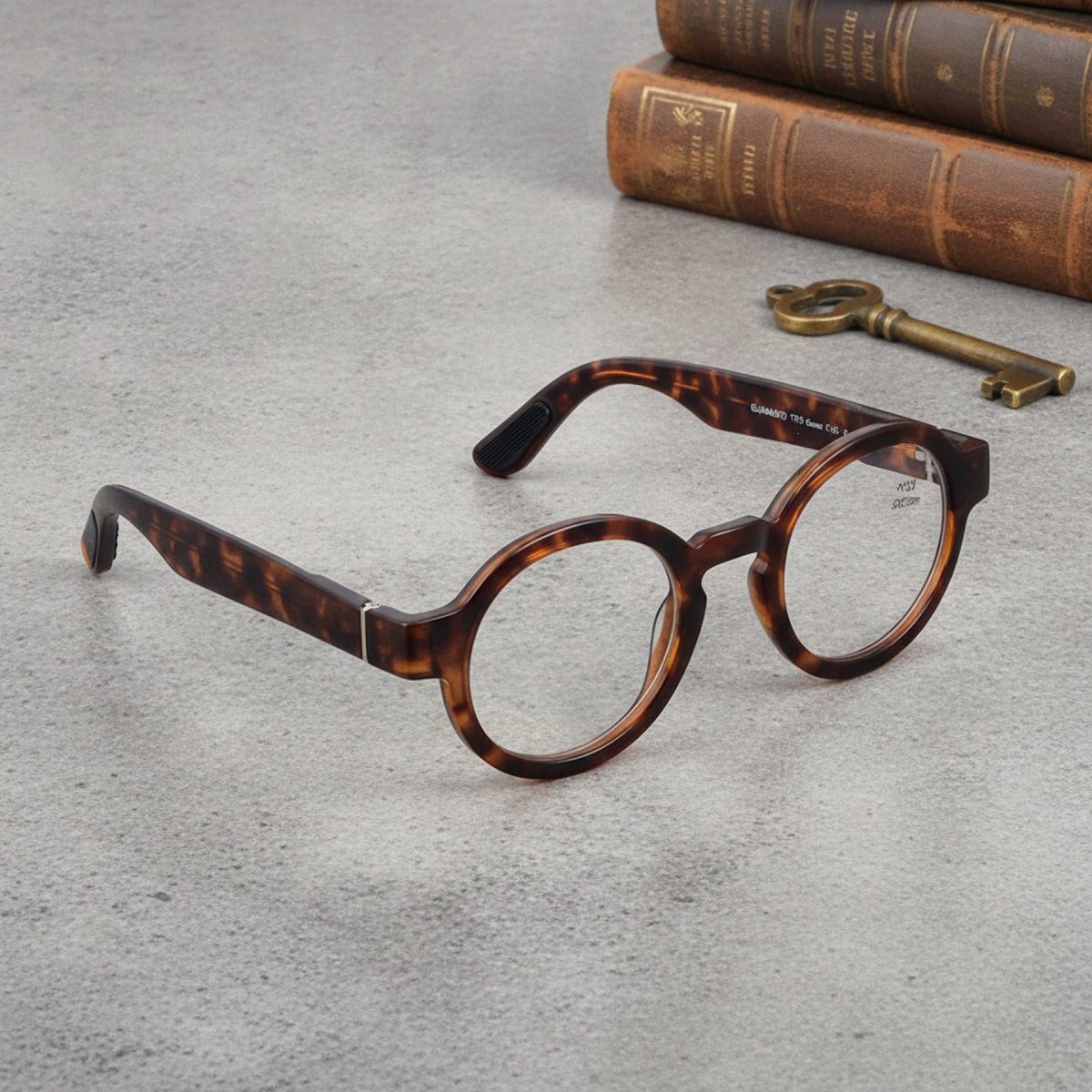 Lunettes de Lecture Vintage - Monture Ronde Épaisse Marron - Pour Hommes et Femmes
