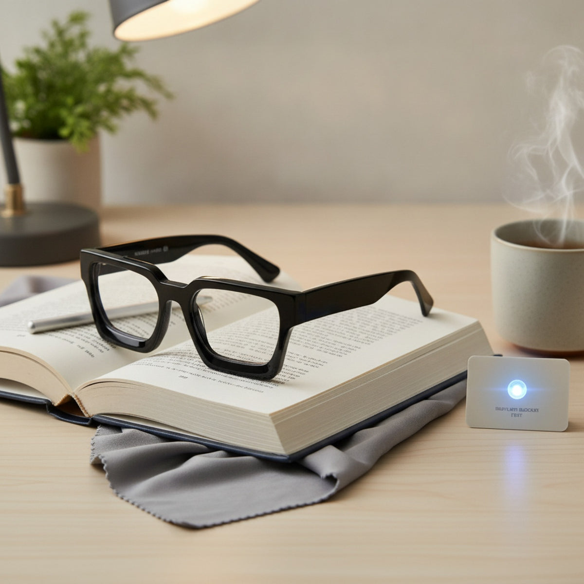 Lunettes De Lecture Carrées Surdimensionnées En Acétate Epais - Anti Lumière Bleu, Pour Hommes Et Femmes