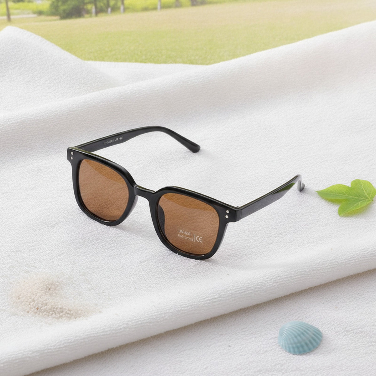 Lunettes De Soleil Carrées enfant Protection UV - Parfait Pour l'Extérieur