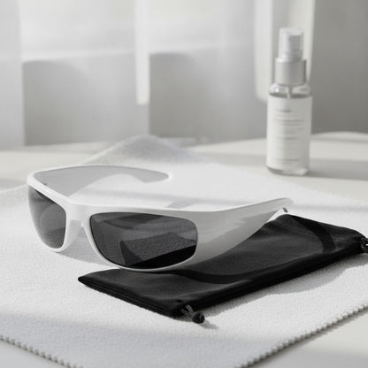 Lunettes De Soleil Rondes Homme - Style Noir Et Blanc