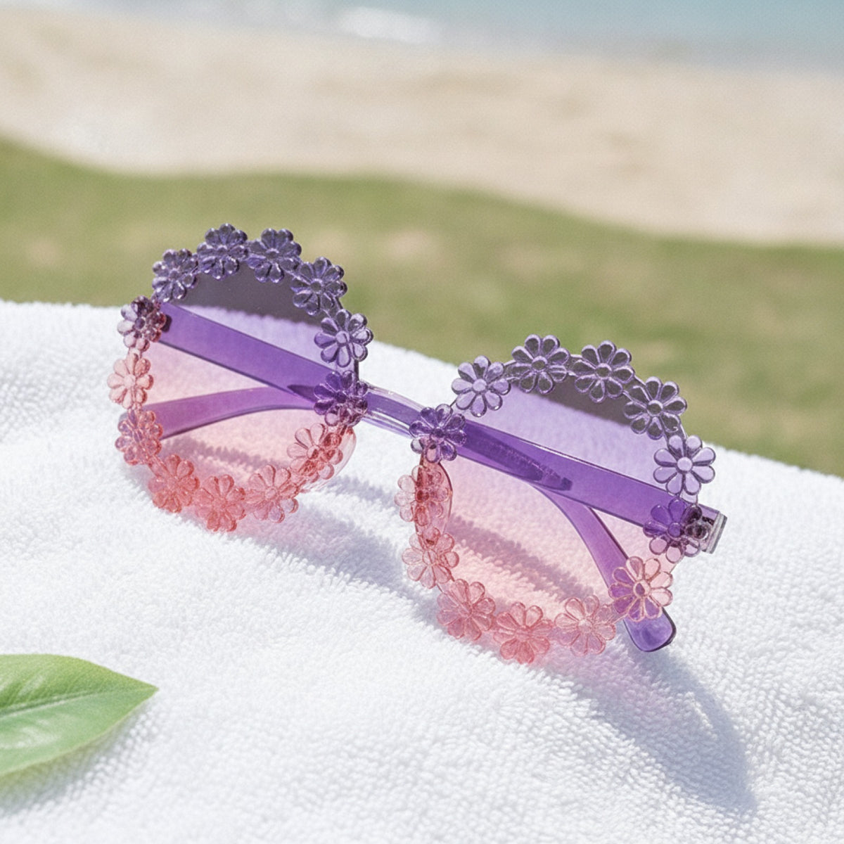 Lunettes de soleil carrées UV pour enfants - mignon et tendance pour l'extérieur