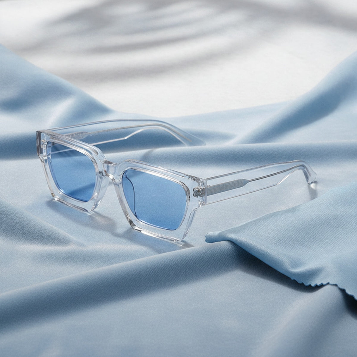 Lunettes De Soleil Rectangulaires Polarisées En Acétate, Style Et Luxueux