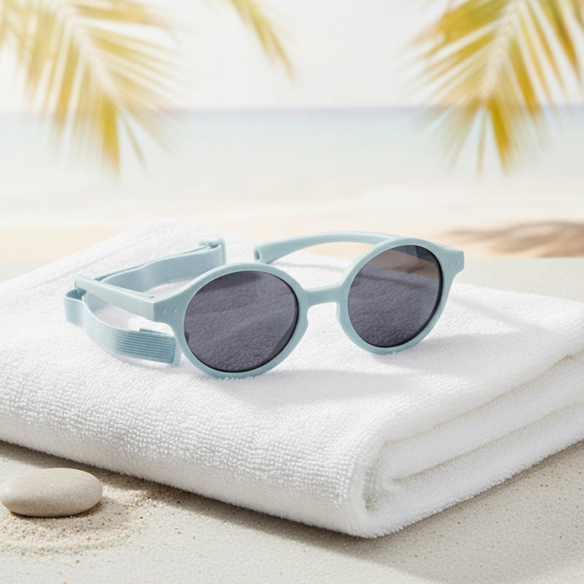 Lunettes de Soleil Bébé Polarisées Bleu- Protection UV (0-24 mois)