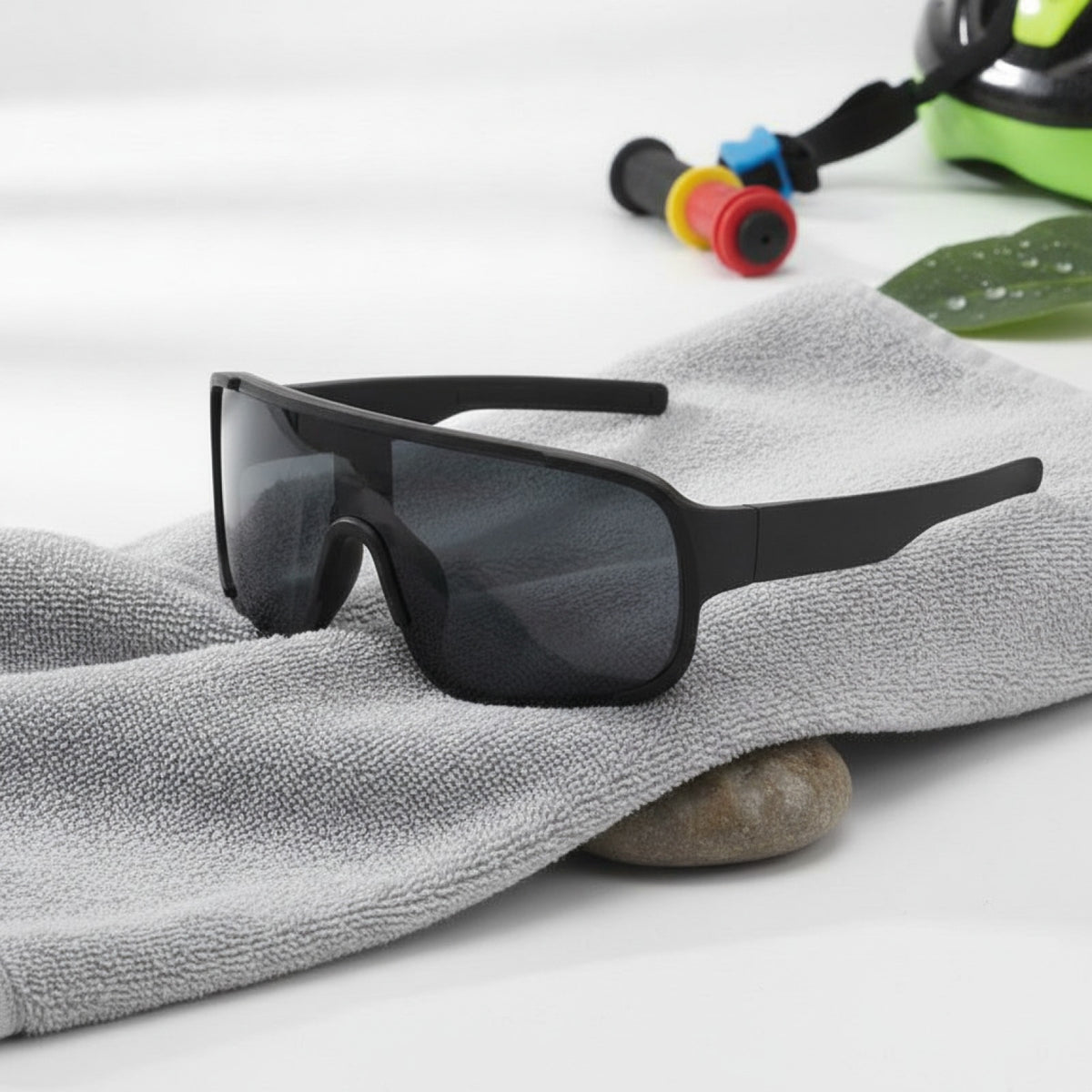 Lunettes de Soleil Cyclisme Enfant - Noir