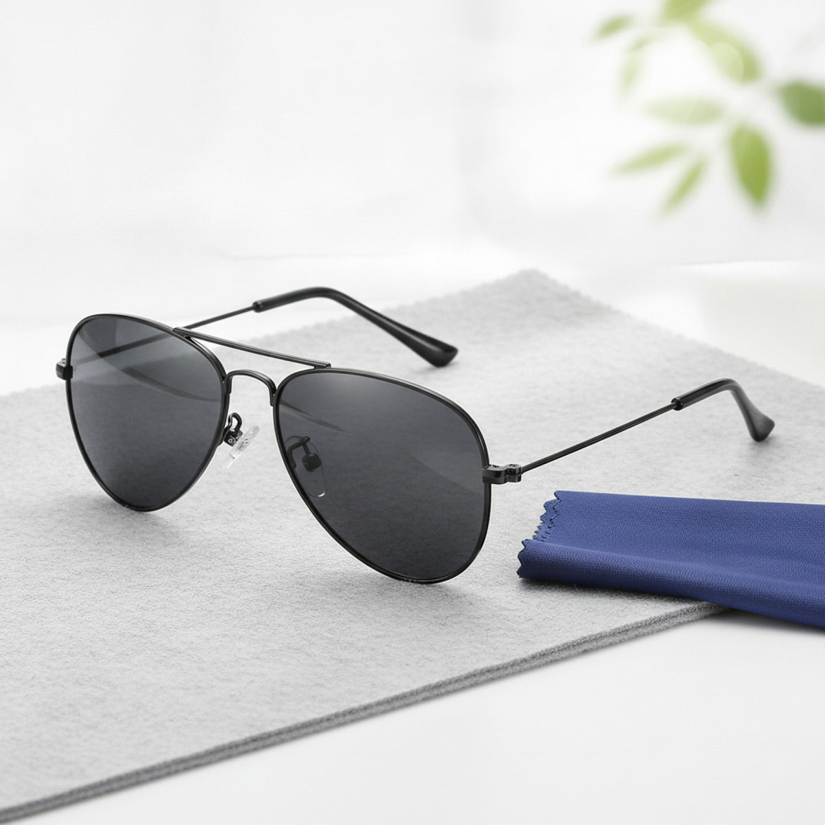 Lunettes de Soleil Pilote Polarisées pour Enfants - Monture Métal, Style Classique