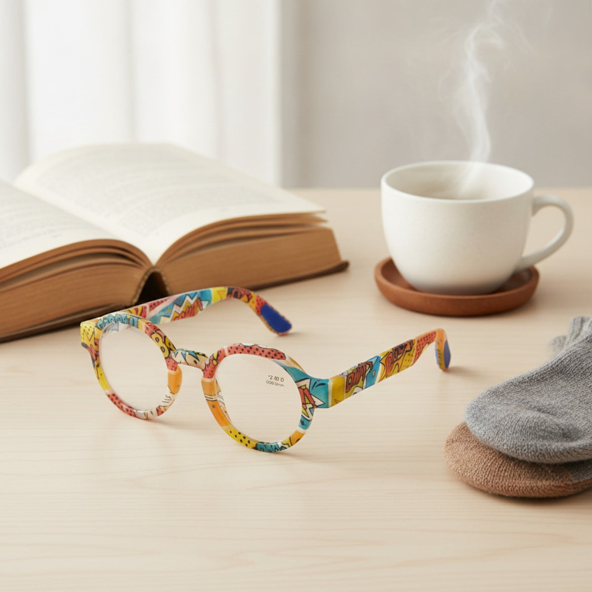 Lunettes De Lecture Vintage Homme & Femme - Cadre Rond Épais