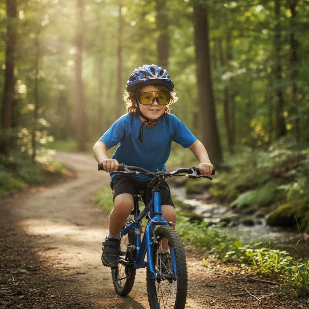 Lunettes de Soleil Enfant  - Activités extérieure - Noir et Jaune