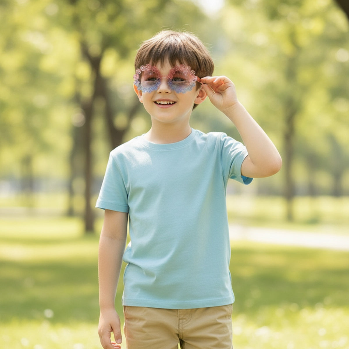 Lunettes de Soleil Carrées Enfant protection UV - pour Activités Extérieures