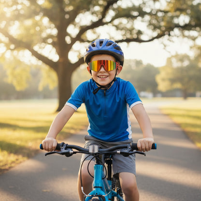 Lunettes de Soleil Enfant - activité Extérieures - Rouge