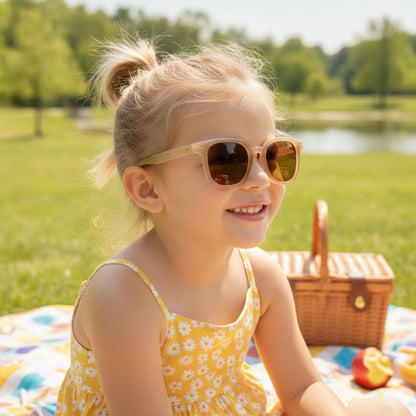 Lunettes De Soleil Enfant Carrées  – Protection Solaire