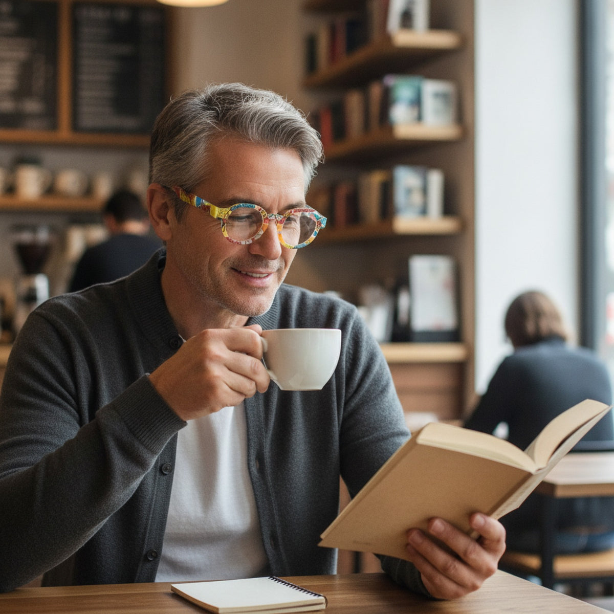 Lunettes De Lecture Vintage Homme & Femme - Cadre Rond Épais