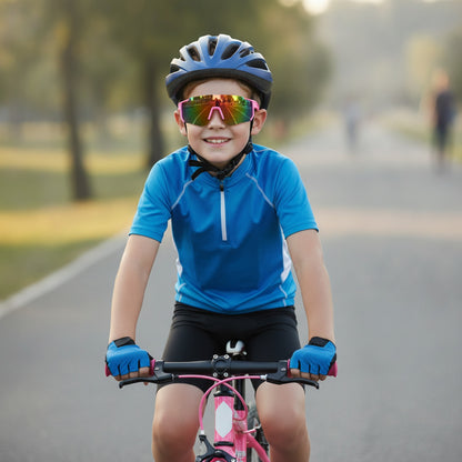 Lunettes de Soleil Cyclisme Enfant - Rose