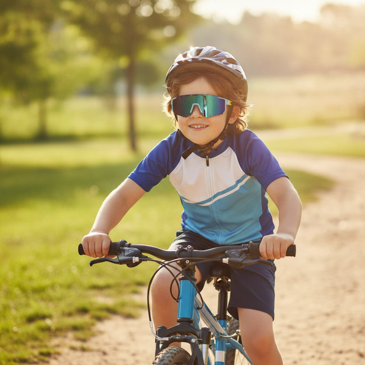 Lunettes de Soleil Sport En plein Air - Enfant - Bleu