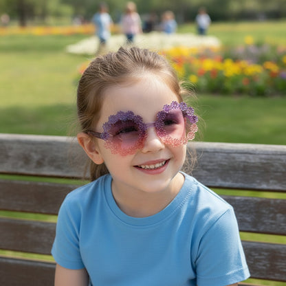 Lunettes de soleil carrées UV pour enfants - mignon et tendance pour l'extérieur