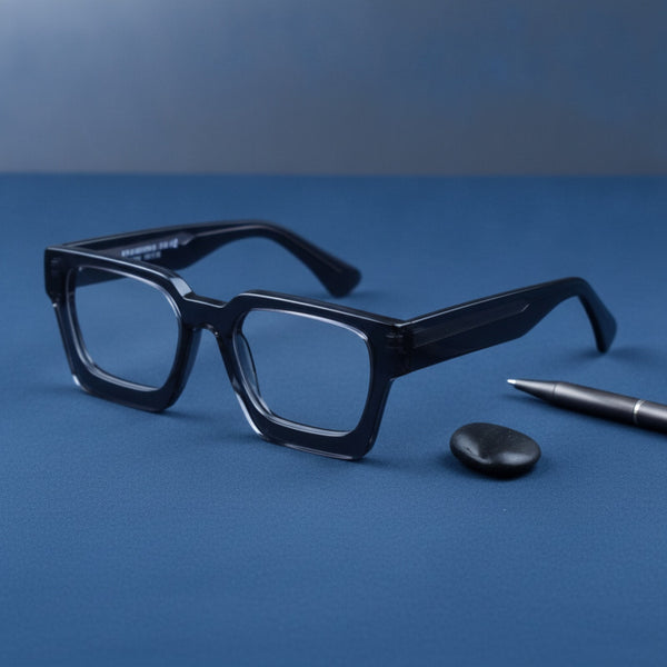 Lunettes De lecture Carrées Surdimensionnées En Acétate Epais - Anti Lumière Bleu, Pour Hommes Et Femmes