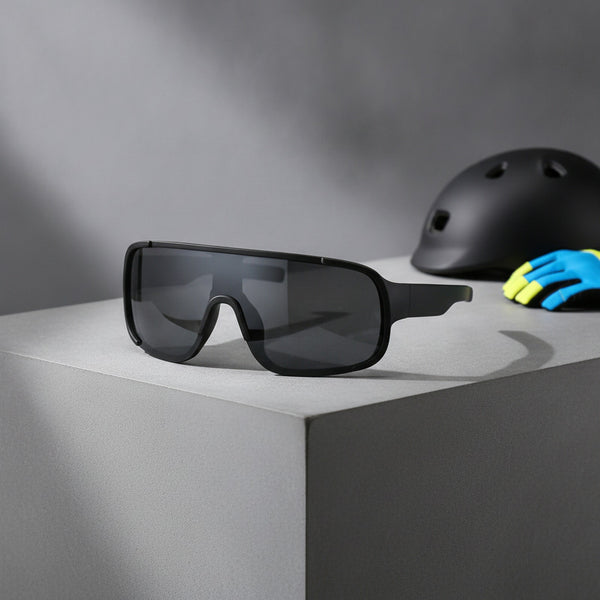 Lunettes de Soleil Cyclisme Enfant - Noir