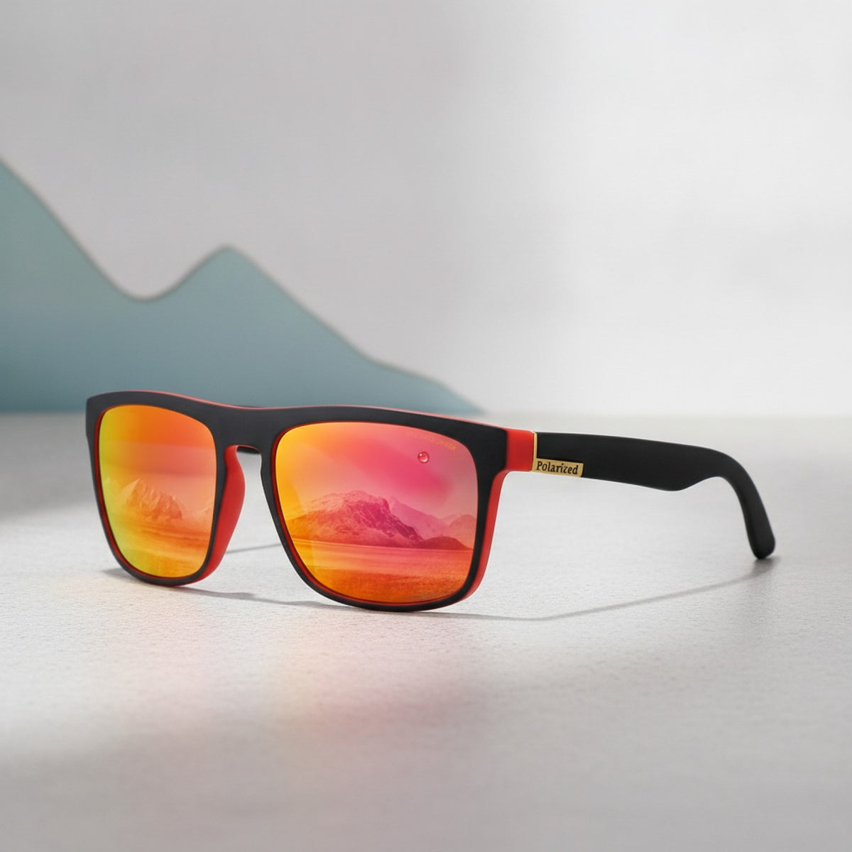 Lunettes De Soleil Polarisées Homme - Jaune Dégradé